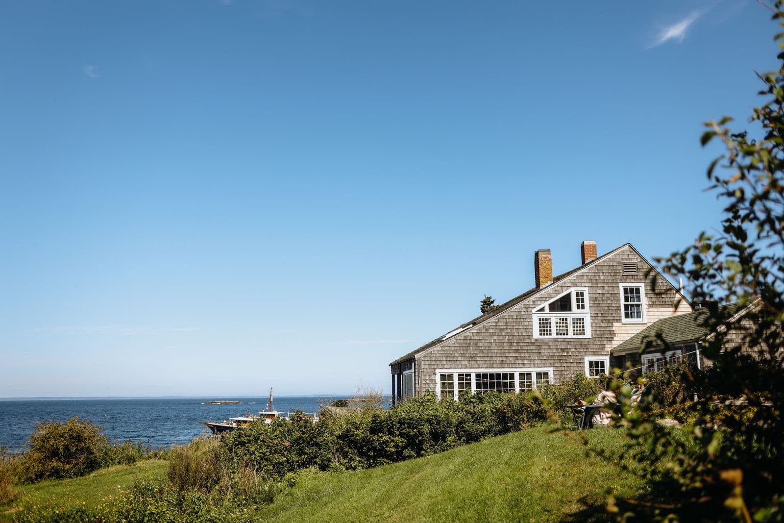 Picturesque coastal house with ocean views